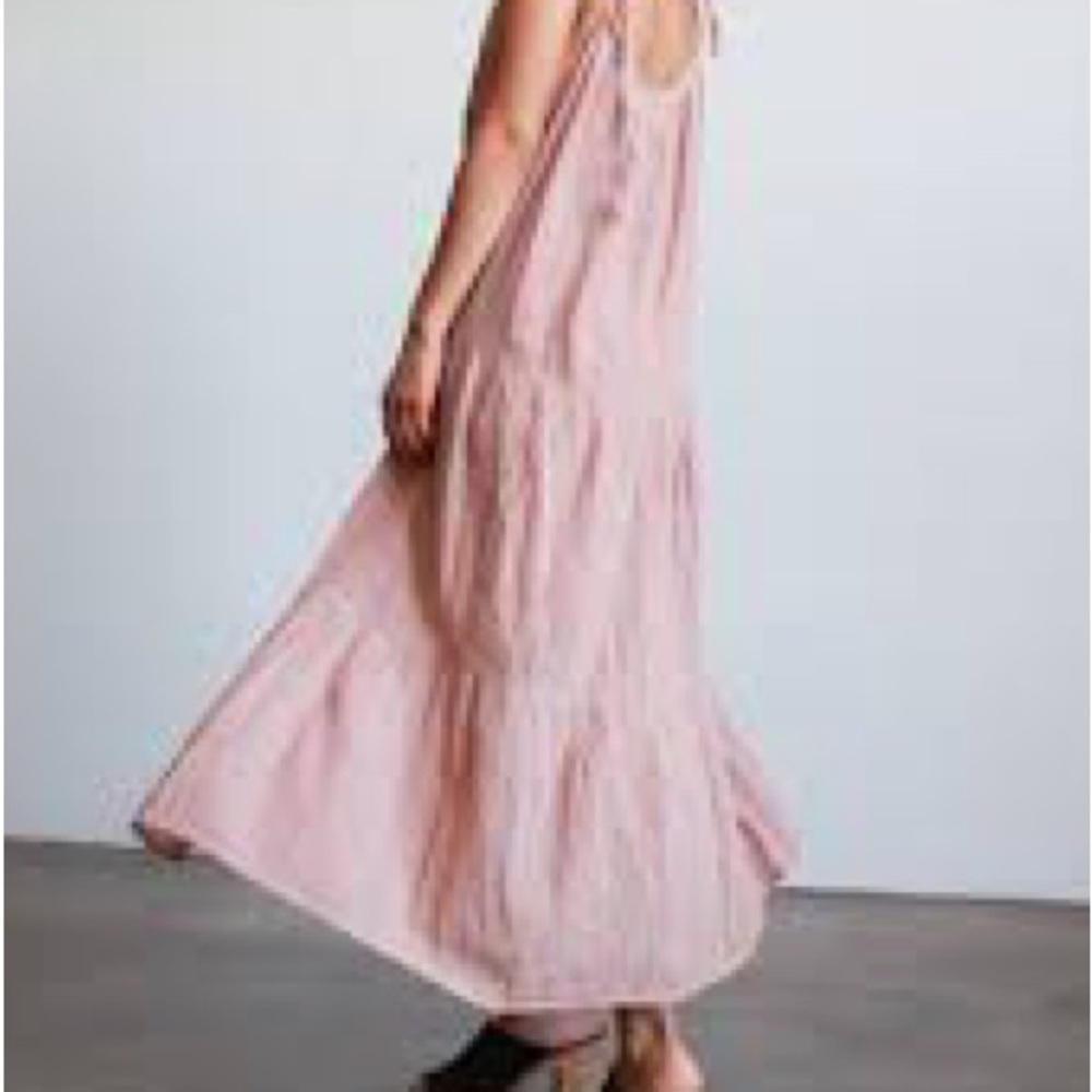 Perch,BP Blush Boho,Tiered Maxi Dress Flowy Lined Relaxed Plus,Lovely Size 3XL - Picture 12 of 12